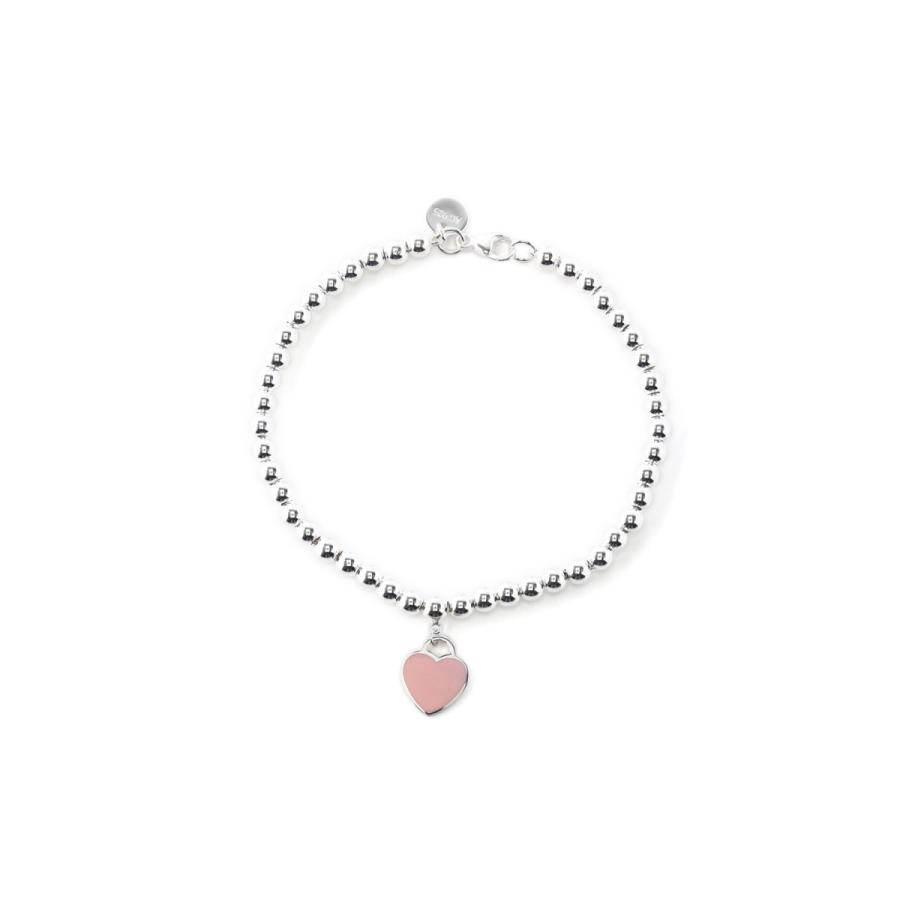 ティファニ（Tiffany） リターン トゥ ハート ビーズ ブレスレット　ピンクエナメルフィニッシ